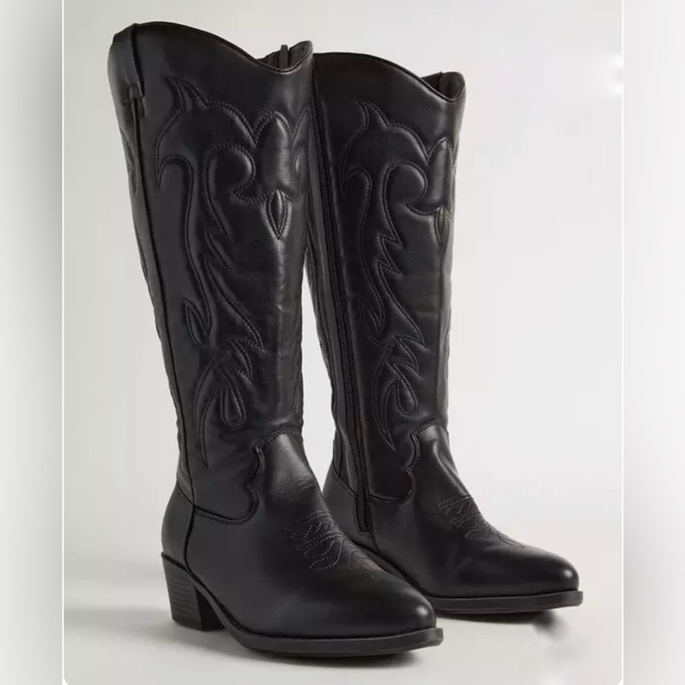 Torrid Western Knee Cowgirl Boots